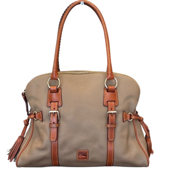 Dooney & Bourke Florentine Domed Buckle Satchel - Picture 1 of 15
